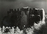Raoul Hausmann, Coucher de soleil sur le château de Chalucet (infrarouge), Haute Vienne