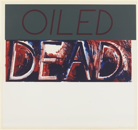 Bruce Nauman, OILED DEAD (C., L., M. & Y. 34)