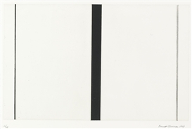 Barnett Newman, UNTITLED ETCHING #1 (SPARKS 408)