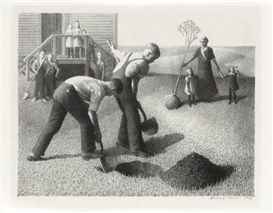 Grant Wood, Tree Planting Group