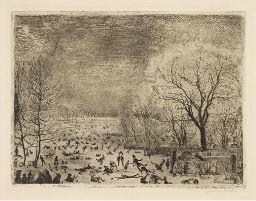 James Ensor, LES PATINEURS