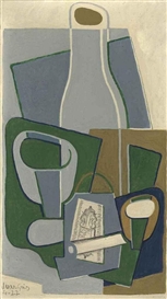 Juan Gris, Pipe et paquet de tabac