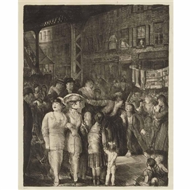 George Bellows, The Street (Mason 47)