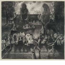 George Bellows, Tennis (Tennis Tournament)