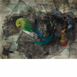 Rolph Scarlett, Perched Bird