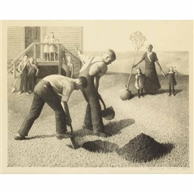 Grant Wood, Tree Planting Group
