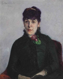 Gustave Caillebotte, La femme à la rose