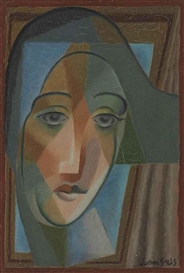 Juan Gris, Tête d'arlequin