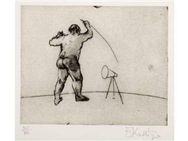 William Kentridge, Untitled (Artist Standing)