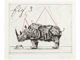 William Kentridge, Three Rhinos: Fig. 3