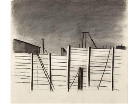 William Kentridge, Preparatory Sketch for Woycek on the Highveld