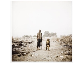 Pieter Hugo, Mallam Umaru Ahmadu with Amita, Abuja, Nigeria