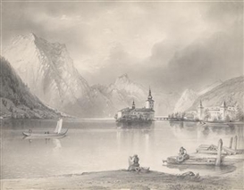 Hans Canon, A view of Schloss Orth am Traunsee