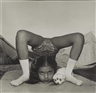Mary Ellen Mark, Contortionist with her puppy, Sweety, Great Raj Kamal Circus, India