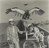 Mary Ellen Mark, Veeru and Usman with Moti, the Performing Vulture. Jumbo Circus, India