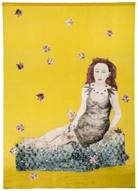 Kiki Smith, Sitting with a Snake