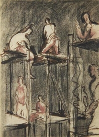Keith Vaughan, Sleeping quarters Bulford Camp