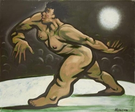 Peter Howson, Woman walking