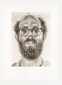 Chuck Close, Self-portrait)