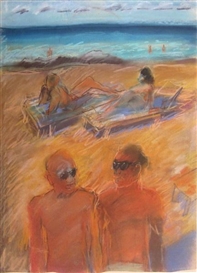 Carlos Almaraz, Untitled (beach)