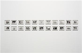 John Baldessari, A Movie: Directional Piece Where People Are Walking (Version A)