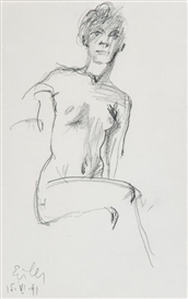 Georg Eisler, Figure study