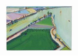 Wayne Thiebaud, River Boats