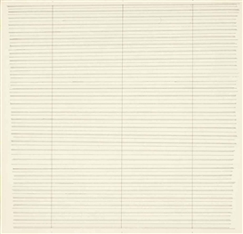 Agnes Martin, Untitled (#19)