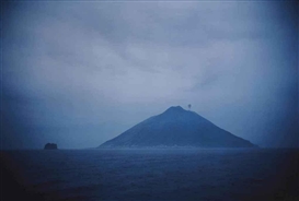 Nan Goldin, Volcano at dawn, Stromboli, Italy