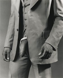 Robert Mapplethorpe, Man in a polyester suit