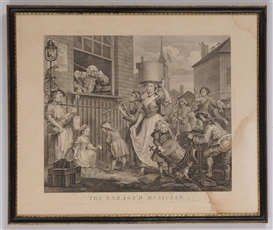 William Hogarth, THE ENRAGED MUSICIAN