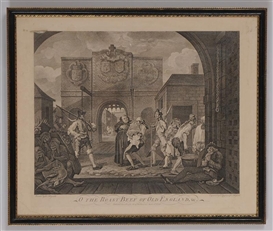 William Hogarth, O THE ROAST BEEF OF OLD ENGLAND