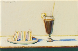Wayne Thiebaud, Milkshake and Sandwiches