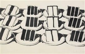 Wayne Thiebaud, Layer Cakes