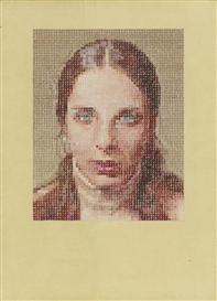 Chuck Close, Leslie - Pastel