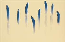 Lee Ufan, From Line (No. 790306)