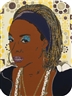 Mickalene Thomas, Portrait of Lady Blue #2