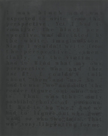 Glenn Ligon, Untitled (Baldwin #3)