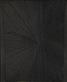 Mark Grotjahn, Untitled (Black Butterfly over Lime)