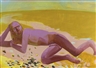 Dana Schutz, Reclining Nude