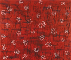 Ghada Amer, The Dramatic White Roses