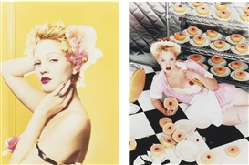 David LaChapelle, 2 Works: Drew Barrymore: Young Actress; Drew Barrymore: A Waitress