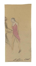 Luc Tuymans, Drawing for "Ballroom Dancing"