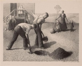 Grant Wood, Tree Planting Group