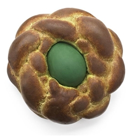 Jeff Koons, Bread with Egg (Green)