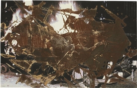 Kelley Walker, Chocolate Riot; Reversed Burning Car