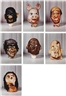 Paul McCarthy, Portfolio of 7 Works: Masks (Small) from the Propo series
