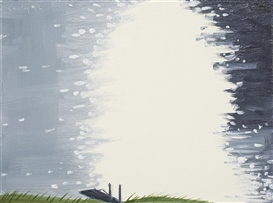 Alex Katz, Untitled (Study for Lake Light)