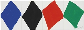 Ellsworth Kelly, Study for a Four Panel Painting