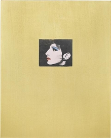 Deborah Kass, One Gold Barbra (Jewish Jackie Series)